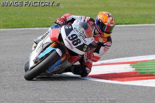 2009-05-09 Monza 1424 Superbike - Qualifyng Practice - Jake Zemke - Honda CBR1000RR